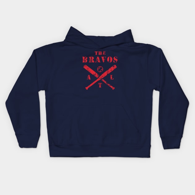 Atlanta Bravos Kids Hoodie by PopSmarts